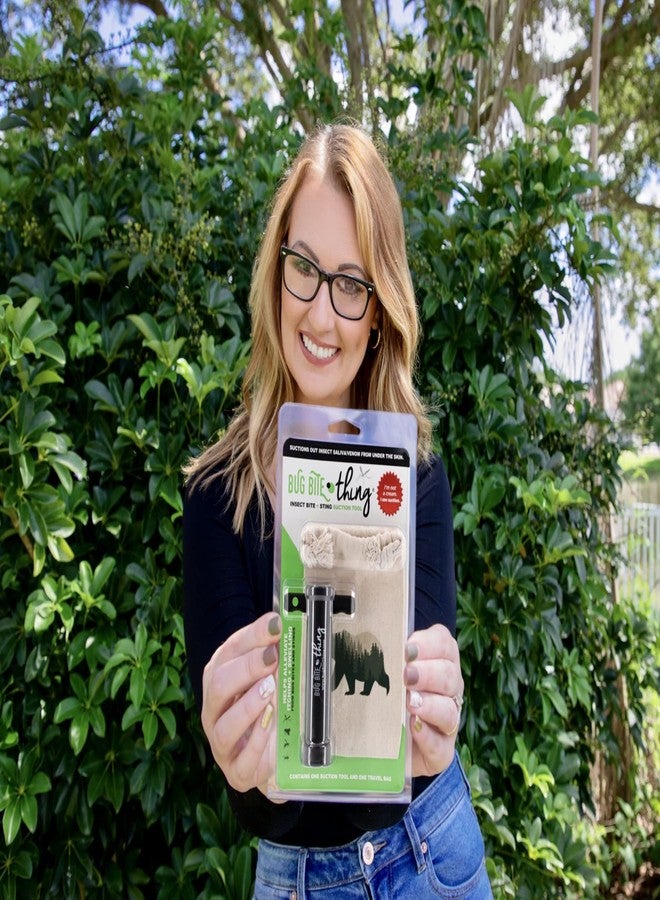 بج بايت ثينج مجموعة أدوات شفط لدغات الحشرات وحقيبة سفر من نيويورك، عبوة واحدة، أسود - Image 4